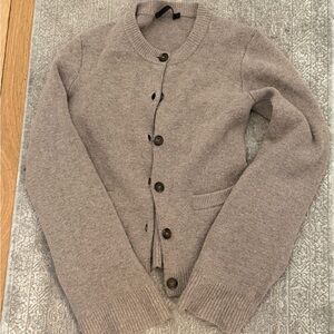 Jenni Kayne Cooper Cardigan in Taupe - size S